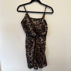 Miss guided Leopard Print Mini Dress